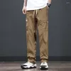 Pantaloni da uomo Arrivo Palestra Uomo Nylon Casual Tubo dritto Materiale sottile Studente giovanile Trendy coreano Recensioni Abbigliamento