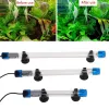 Iluminações À Prova D 'Água Luzes Do Aquário Luzes Submersíveis Luz Do Tanque De Peixes Subaquática Azul Branco LED Paisagismo Lâmpada Decorativa Plug UE