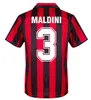 AC Retro Soccer Jerseys MIlans football shirts Gullit 01 02 03 03 04 05 06 07 08 09 10 11 12 13 14 15 Maldini Van Basten KAKA Soccer shirt Inzaghi PIRLO SHEVCHENKO BAGGIO