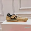 Flow Sneaker Designer Uomo Donna Tempo libero Classico Scarpe da corsa Sneaker alla moda in pelle di vitello scamosciata Nylon Suola resistente all'usura Scarpe da allenamento per esterni