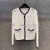 Designer Button Cardigan Women Hollow Cardigans Spring Summer Knits Coat Casual Style Outerwear