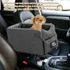 Dog Car Seat Pet Supplies Travel Bags for Dogs Cats Portable Car Central Console Dog Car Seat Bed Safety Cat Accessories 240309