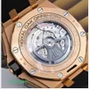 AP Watch Top Machinery Watch Orologio meccanico automatico serie Royal Oak con visualizzazione della data, temporizzazione flyback/salto all'indietro 42 mm 26470SO.OO.A002CA.01