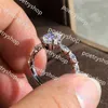 Band Rings Choucong Simple Fashion Jewelry Top Sell 925 Sterling Silver Oval Cut White Topaz Cz Diamond Gemstones Party Women Wedding Bridal 296m