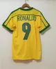 1970 1978 1998 maillots de football rétro Brasil PELE 2002 Carlos Romario Ronaldo Ronaldinho chemises 2004 1994 Brésil 2006 RIVALDO ADRIANO KAKA 1988 2000 ZICO