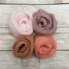 Couvertures 60x40cm Soft Stretchy Mohair Infant Handmade Wraps Born Pography Props Baby Po Shoot Accessories POGRAM pour Studio