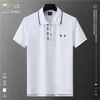 Men s Polos Summer Short Sleeve Polo Shirts Men Brand Cotton Business Casual Soild Tops Embroidery Black Clothing M-3XL