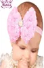 Nishine Girls Pearl Double Layer Rose Flowers Bowknot Huvudband Huvudbonader Kids Children Hair Band Head Piece Accessories6519950