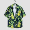 Costume de créateur Quick Wave Summer Beach Shirt Hommes Hawaiian Vacances à manches courtes à la mode Fleur Crème solaire Cover Up Set 0e3y