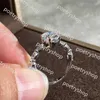 Band Rings Choucong Simple Fashion Jewelry Top Sell 925 Sterling Silver Oval Cut White Topaz Cz Diamond Gemstones Party Women Wedding Bridal 296m