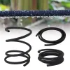 Rullar 1/10m porös Soaker -slang Mikrodrip Irrigation 4/8mm 12/16mm Läckande rör Antiaging Permeable Pipe Garden Lawn Watering Slange