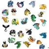 Naklejki samochodowe 50pcs Wings of Fire Dragon Animal Cartoon naklejka DIY TELEFON LAPTOP LAGE DISKATOBORD ITI KALETALNE Zabawa dla dzieci Drop dostawa OTIE7