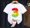 T-shirts été T-Shirt numéro 2 3 4 5 6 7 8 9 joyeux anniversaire cadeau T-Shirt bébé filles garçons vêtements unisexe T-Shirt haut ldd240314