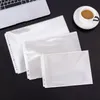 50pcs Transparent Folder Bag A4 B5 A5 Horizontal Documents Sheet Protectors Filing Products Paper Refills Office School Supplies 240314