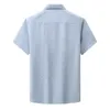 Männer Casual Hemden 7XL 6XL 8XL Übergroße Klassische Vintage Sommer Lose Dünne Leinen Männliche Marke Quadrat Kragen