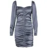 Women's New Sexy Long Sleeve Pullover Knitted Dress in Spring and Summer 2022