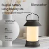 Kinscoter Retro Horse Lamp Air Firidifier 400 ml USB trådlös laddningsbar aromdiffusor med LED -nattljus 240301