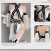 Palco desgaste cosplay anime eventos roupa interior sexy sem costas lingerie feminino jogo uniforme quimono conjunto split decote empregada bodysuit erótico