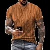 T-shirts pour hommes Été Hommes T-shirt Drôle 3D Impression visuelle Tops surdimensionnés Lâche Court Slve Hommes Vêtements Vintage Strt Solide Modèle TS Y240314