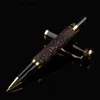 Fountain Penns Fountain Pens Luxury New IC Deep Red and Black Leather Mönster Rolling Ball Pen IC White Pack Stationery Hot Selling Q240314