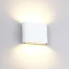 Wall Lamp 8pcs 6W 12W IP67 Surface Mounted Outdoor Lighting Cube LED Light White/Black Up And Down Lamps Lamparas De Pared