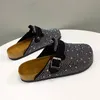 2024 Zomer Damesslippers Mode Glitter Mooie Fee Wind Comfortabele Casual Strand Sandalen Grote Maat 35-44