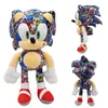 Producenci hurtowe 4 style 30 cm jeża Sonic Plush Toys Cartoon Film and Television Games peryferyjne lalki na prezenty dla dzieci