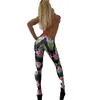 Damesleggings WONDER BEAUTY Bloemenprint Mode Dames Dame Slanke Hoge Elastische Yogabroek Sexy Taille Streetwear Vrouw