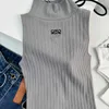 Basic & Casual Dresses designer Mini High Edition Luojia 24 Spring/Summer Two color Embroidered Tank Top Knitted end Women's Wear Quality Shenzhen Nanyou RPOO