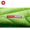 Gear Aegismax Mini 800fp duvet d'oie blanche momie adulte Camping en plein air ultraléger printemps automne été trois saisons sac de couchage