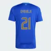 3XL 4XL Fans Spielerversion 3 Sterne Argentinien Fußballtrikots Copa 2024 Dybala Martinez Maradona de Paul Fußballtrikot 24 25 Männer Frauen Kinder Set Uniformen di Maria