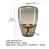 Bordslampor afra modern nordisk kreativ lampa led skrivbord ljus dekorativ för hem sovrum vardagsrum