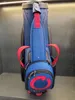 Tassen Golf Blauw rode cirkel T Cart Bags Waterdicht, slijtvast en lichtgewicht Ultralicht, mat, waterdicht Neem contact met ons op om foto's met LOGO te bekijken