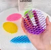 Zintuiglijke vervormbare plastic granaatscherven decompressie worm speelgoed fidget worm kleine aardappel palm spelen knijpen leuk stress speelgoed c001