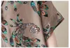 カジュアルドレスシンプルな印刷された女性の2024年夏の半袖服女性ビーチパーティースカートセクシーな女性膝の長さ