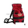 Cat Carriers,Crates & Houses Dog Pet Carrying Backpack Travel Shoder Large Bags Front Chest Holder For Puppy Fashion Bag 231221 Drop D Dh7Kz