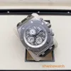 Relógio de pulso masculino AP Royal Oak Offshore Series 42MM Titanium Automático Mecânico Relógio de luxo masculino 26470IO.OO.A006CA.01