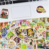 Auto Stickers 50 Stuks Gemengde Cartoon Retro Ghost Iti Lage Diy Skateboard Laptop Helm Gitaar Sticker Decals Speelgoed Drop Levering auto Otemw