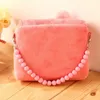 Sacs à dos 2020 nouveau mignon en trois dimensions fleur en peluche messager pochette princesse sac bébé fille enfant maternelle sac à bandoulière cadeauL2403