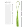 30 Sets Blank Bookmarks Gifts Manual Delicate Acrylic Tassels Craft Teacher Tabs 240314