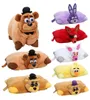 43cm30cm Plush Pillow Fnaf Golden Freddy Fazbear Mangle Chica Bonnie Foxy Plush Fylld kudddocka Toy H08246881656