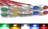 10pcs 8mm 12V Indicator Light LED Pilot Dash Panel Car Truck Boat Bulbs Decorative Lamp Auto Tuning Lighting Car Accessories8865131