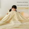 Decken Sommer Cool Quilt Gestrickte Baumwolle Sojafaser Klasse Frühling Und Herbst Maschinenwaschbare Klimaanlage Decke