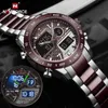 NAVIFORCE Männer Digitale Uhr LED Sport Military Herren Quarz Armbanduhr Männliche Leuchtende Wasserdichte Uhr Uhren Relogio Masculino 240311