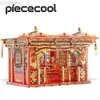 3D Puzzles Piececool 3D Puzzle Wedding Bed Metal Model Kits Diy Set Chinese Style Toys for Adult Jigsaw för Relaxtion 240314