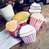 Креативный стиль, женские сумки на плечо с гамбургером, мороженым, кексы, сумки из искусственной кожи с цепочками, милые сумки для попкорна и фри, 3D Messenger 240301