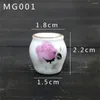 Vasi Mini vaso in ceramica Desktop creativo Piccoli ornamenti Modello in miniatura Tasca opere d'arte decorative per i regali a casa