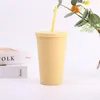 Disposable Cups Straws Pack 250ml Pure White Paper Coffee Tea Milk Cup Drinking Accessories Party Supplies Accept Customize