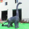 Activités de plein air 10 m 33 pieds de haut dinosaure géant extérieur modèle de dinosaure gonflable à long cou pour la fête d'Halloween livraison gratuite à la porte