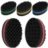 Spugna per capelli magica a doppia onda Dreads ing Locks Dreadlocks Curl Brush Sponge9340229